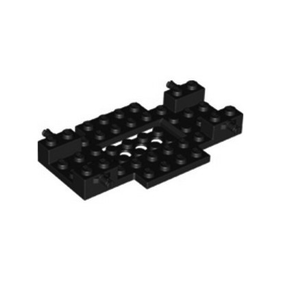 LEGO 6285534 WHEEL BEARING 6X10X1, W/ MINI SNAP - BLACK