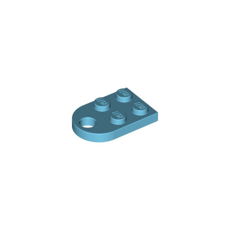 LEGO 6174592 COUPLING PLATE 2X2  - MEDIUM AZUR