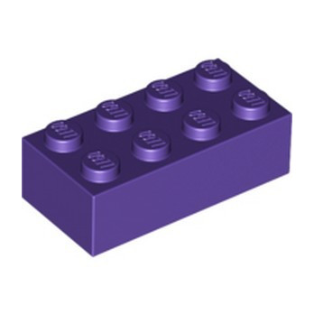 LEGO 6244920 BRICK 2X4 - MEDIUM LILAC