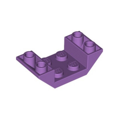 LEGO 6133798 ROOF TILE 2X4 INV. - MEDIUM LAVENDER