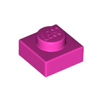 LEGO 6217797 PLATE 1X1 - ROSE