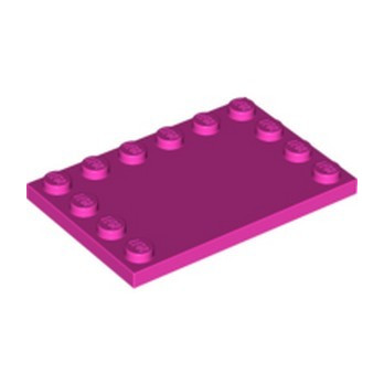 LEGO 6024672 PLATE 4X6 W. 12 KNOBS - ROSE