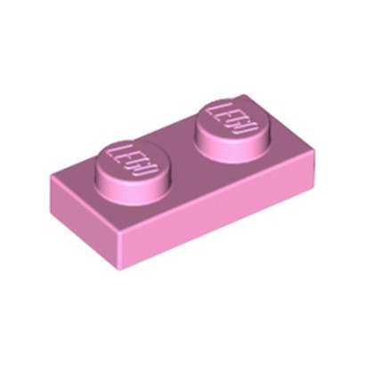 LEGO 4654128 PLATE 1X2 - ROSE CLAIR