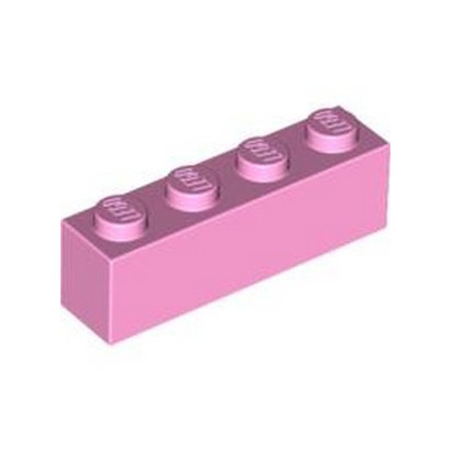 LEGO 4518890 BRIQUE 1X4 - ROSE CLAIR