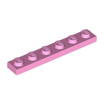 LEGO 6058222 PLATE 1X6 - ROSE CLAIR