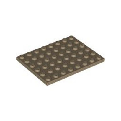 LEGO 4251796 PLATE 6X8 - SAND YELLOW