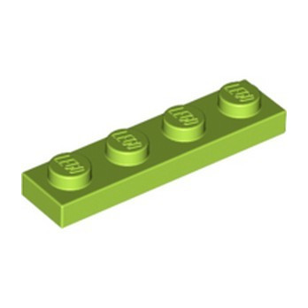 LEGO 4187743 PLATE 1X4 - BRIGHT YELLOWISH GREEN