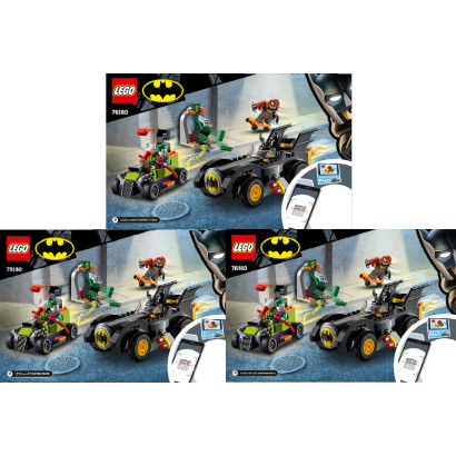 Notice / Instruction Lego Batman Contre le Joker 76180
