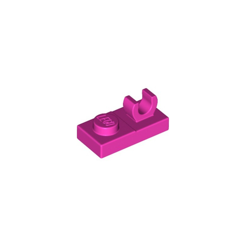 LEGO 6334476 PLATE 1X2 W. VERTICAL GRIP - ROSE