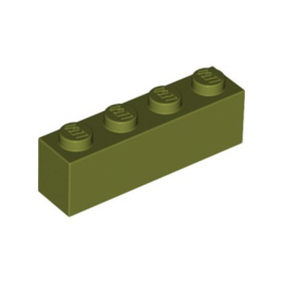 LEGO 6062697 BRIQUE 1X4 - OLIVE GREEN