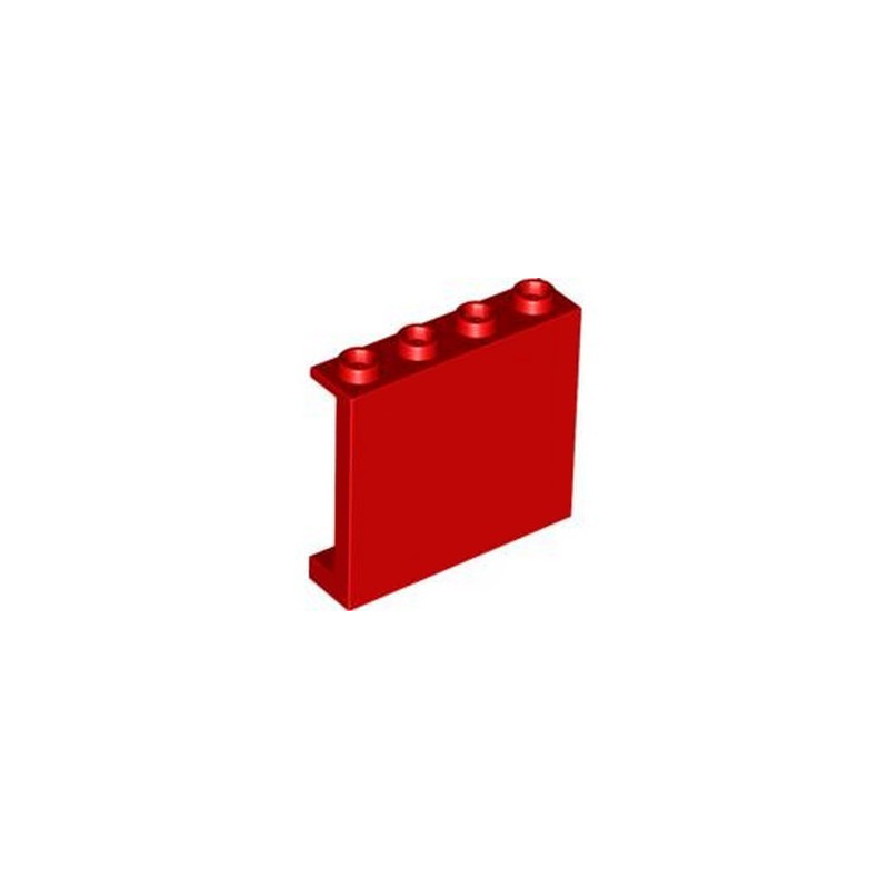 LEGO 4558212 MUR / CLOISON 1X4X3 - ROUGE