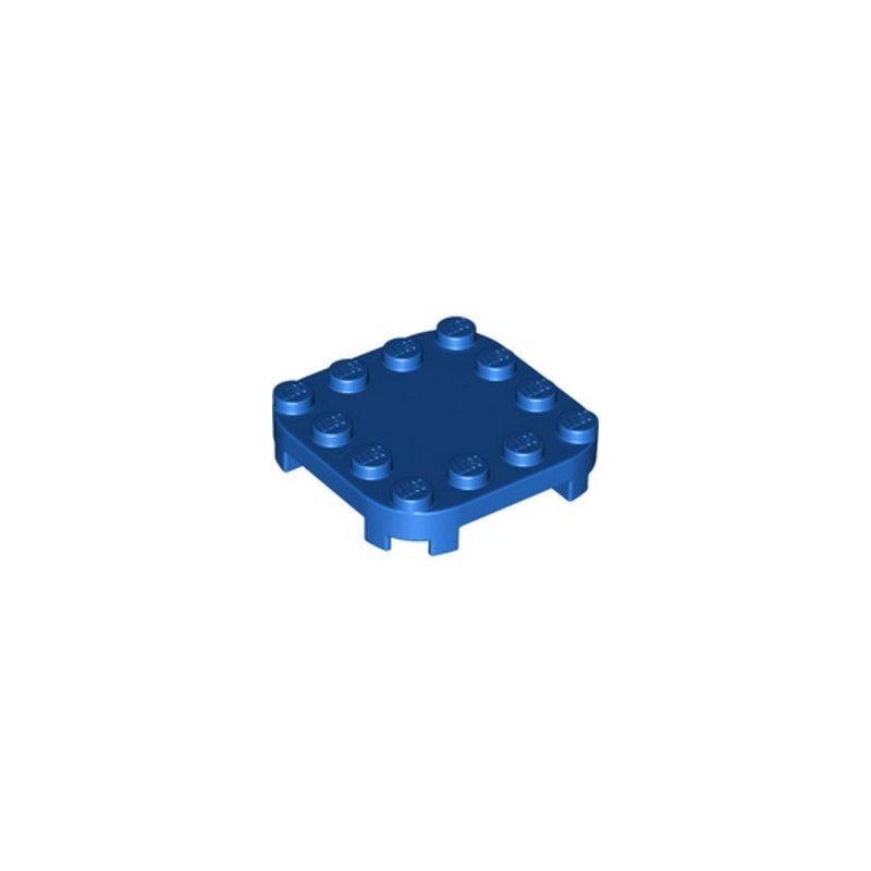 LEGO 6308879 PLATE 4X4X2/3 CIRCLE W/ REDUCED KNOBS - BLEU