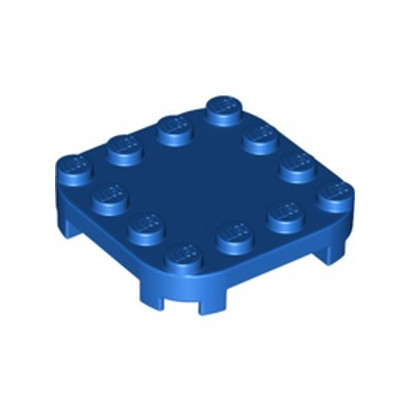 LEGO 6308879 PLATE 4X4X2/3 CIRCLE W/ REDUCED KNOBS - BLUE