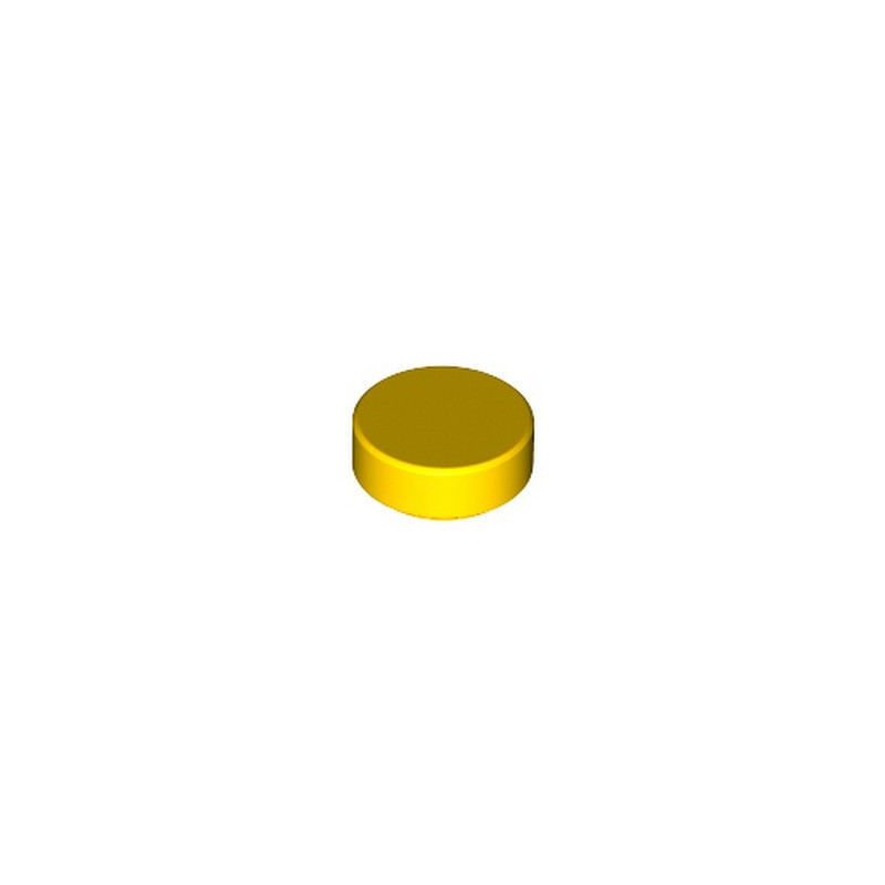 LEGO 6284577 PLATE LISSE ROND 1X1 - JAUNE