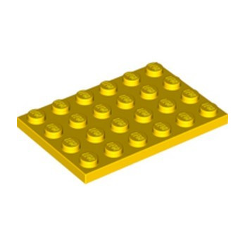 LEGO 303224 PLATE 4X6 - JAUNE