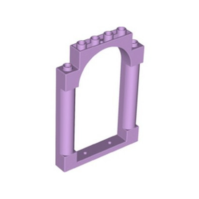 LEGO 6343761 WALL 1X6X7 WITH ARCH - LAVENDER