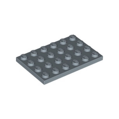 LEGO 6350058 PLATE 4X6 - SAND BLUE
