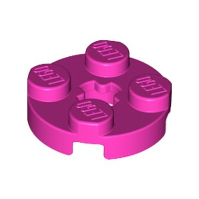 LEGO 6326495 PLATE 2X2 ROND - ROSE