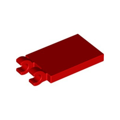 LEGO 6360130 PLATE 2X3 W. HOLDER - ROUGE