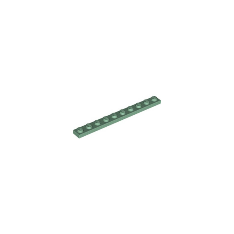 LEGO 6328184 PLATE 1X10 - SAND GREEN