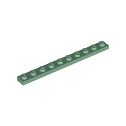 LEGO 6328184 PLATE 1X10 - SAND GREEN