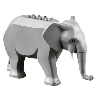 LEGO 6340167/6341542 ELEPHANT - MEDIUM STONE GREY