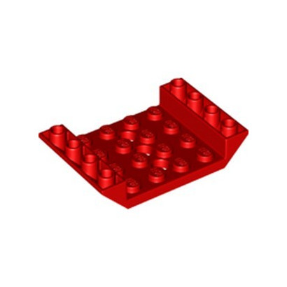 LEGO 6346112 INV. ROOF TILE 4X6, 3XØ4.9 - RED