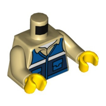 LEGO 6350639 TORSE SECOURISTE - BEIGE
