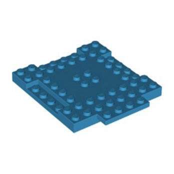 LEGO 6350628 PLAQUE 8X8X6,4 - DARK AZUR