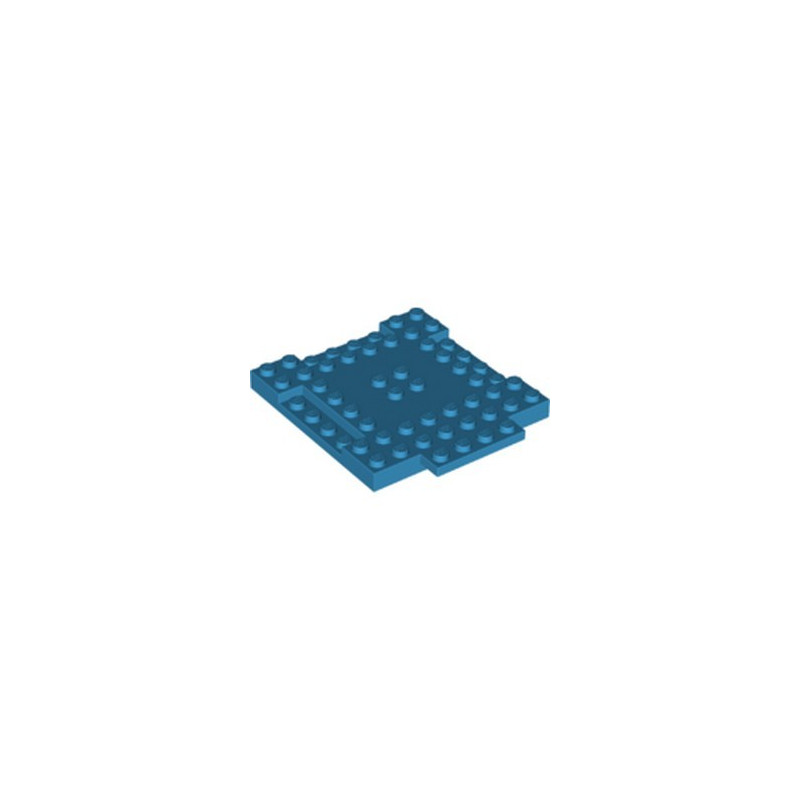 LEGO 6350628 PLAQUE 8X8X6,4 - DARK AZUR