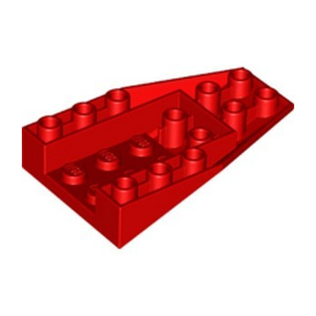 LEGO 6349889 ROOF TILE 4X6/18° INV. - ROUGE