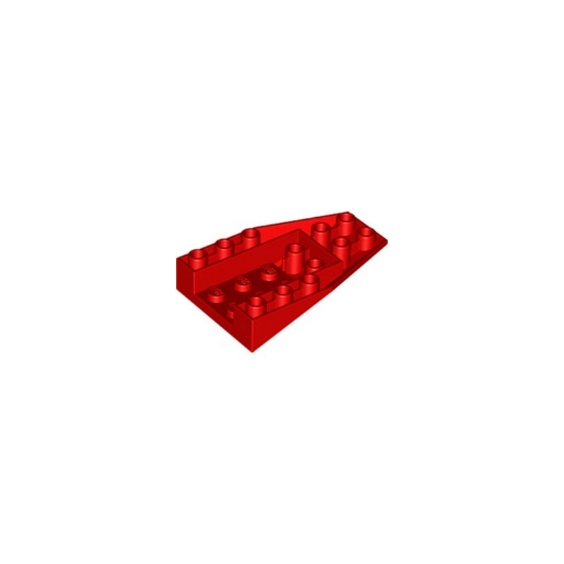 LEGO 6349889 ROOF TILE 4X6/18° INV. - RED