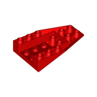 LEGO 6349889 ROOF TILE 4X6/18° INV. - ROUGE