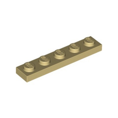 LEGO 6351905 PLATE 1X5 - TAN