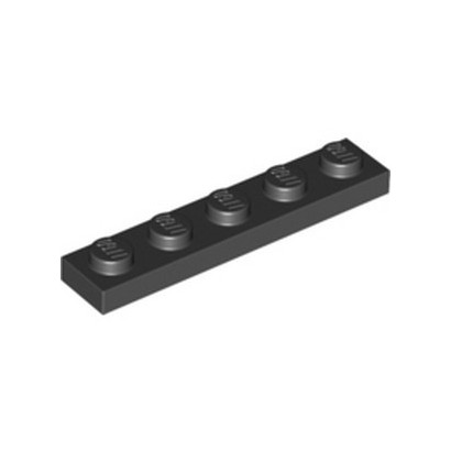 LEGO 6350415 PLATE 1X5 - NOIR