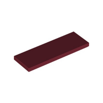 LEGO 6335319 PLATE LISSE 2X6 - NEW DARK RED