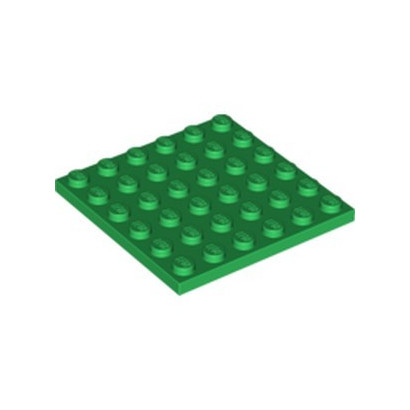 LEGO 6097194 PLATE 6X6 - DARK GREEN