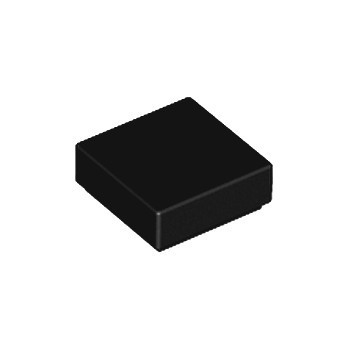 LEGO 307026 FLAT TILE 1X1 - BLACK