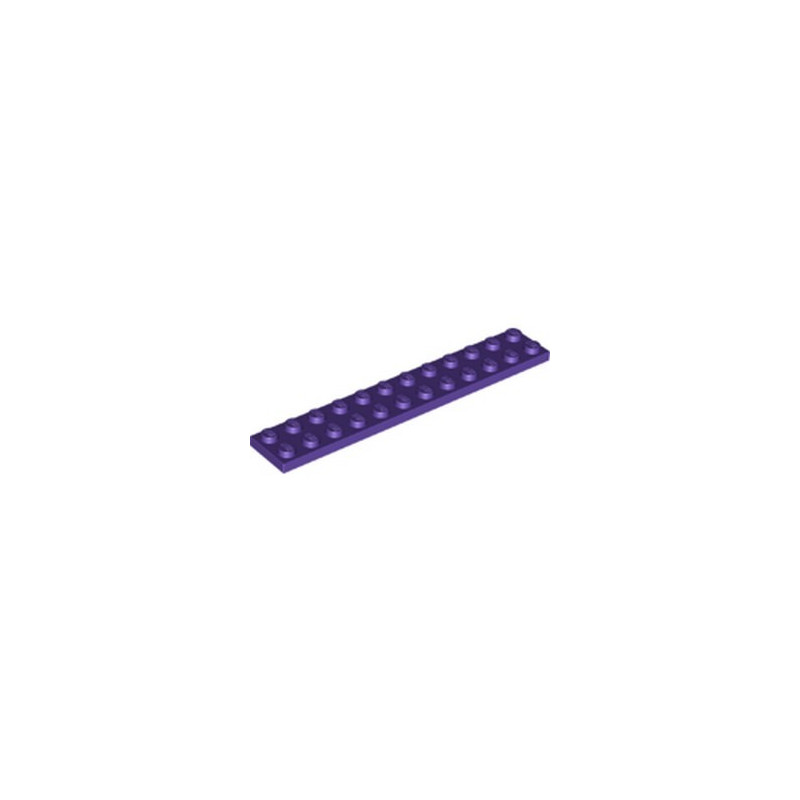 LEGO 6338909 PLATE 2X12 - MEDIUM LILAC