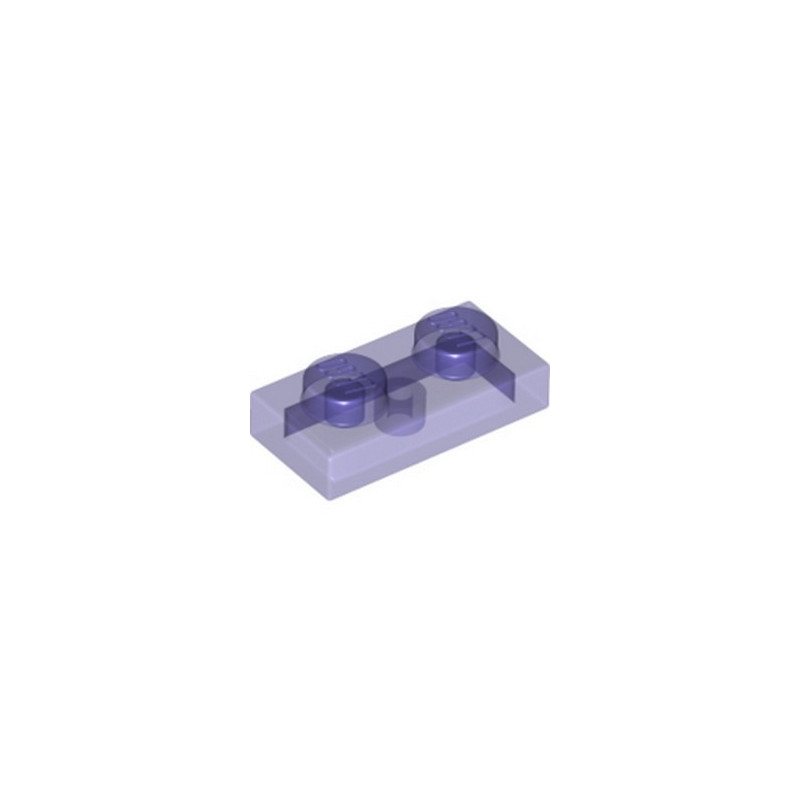 LEGO 6353273 PLATE 1X2 - TRANSPARENT PURPLE