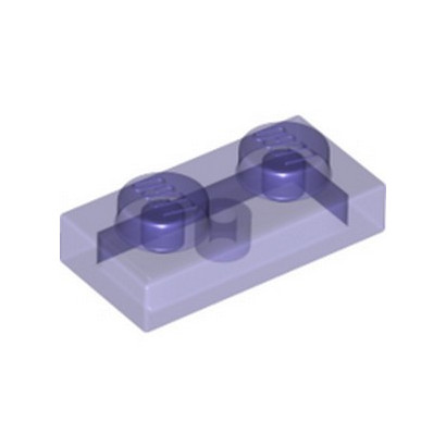 LEGO 6353273 PLATE 1X2 - TRANSPARENT PURPLE