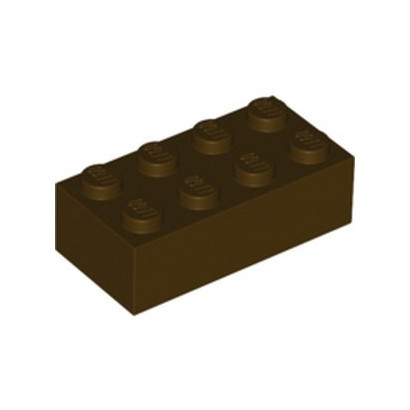LEGO 6353072 BRIQUE 2X4 - DARK BROWN