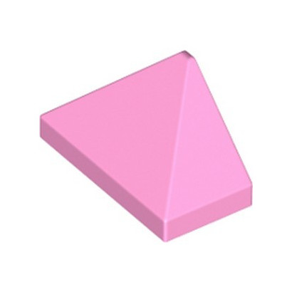LEGO 6353194 TUILE 1X2/45° - BRIGHT PINK