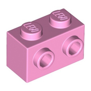LEGO 6353192 BRIQUE 1X2 W. 2 KNOBS - ROSE CLAIR