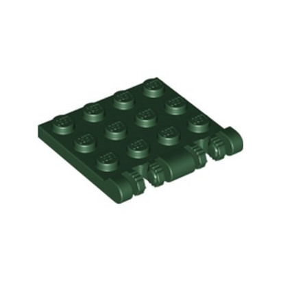 LEGO 6357911 ROOF 4X4 W. FORKS - EARTH GREEN