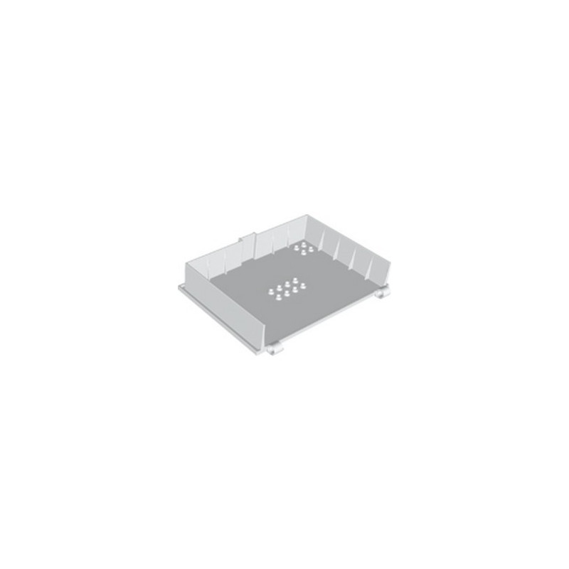 LEGO 6353187 DESIGN PLATE, BOOK, W/4.85 HOLE - WHITE