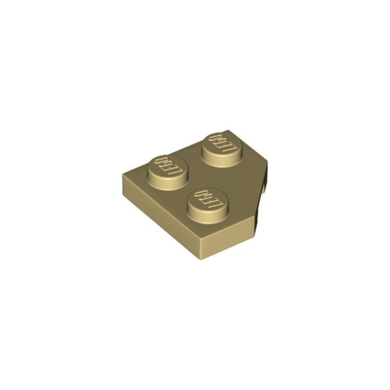 LEGO 6236914 PLATE 2X2, CORNER, 45 DEG. - TAN