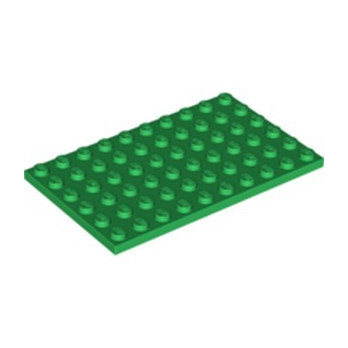 LEGO 6290260 PLATE 6X10 - DARK GREEN