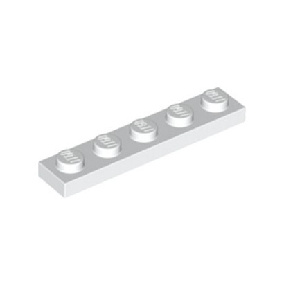 LEGO 6350399 PLATE 1X5 - BLANC