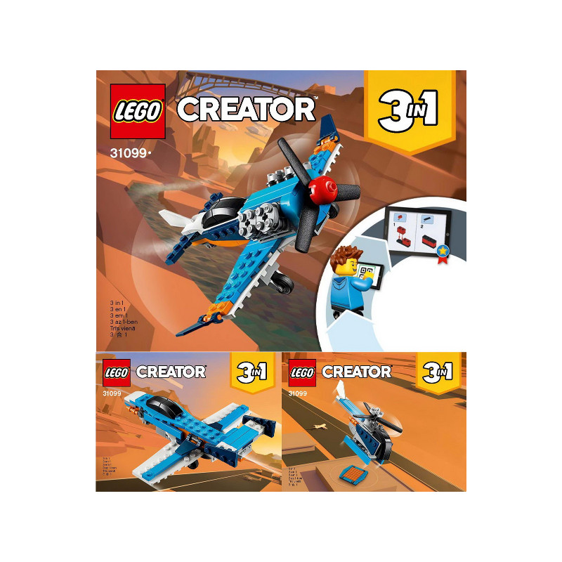 Instruction Lego Creator 3 en 1 - 31099
